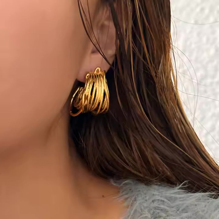 Ballerina’s Whisper Hoops