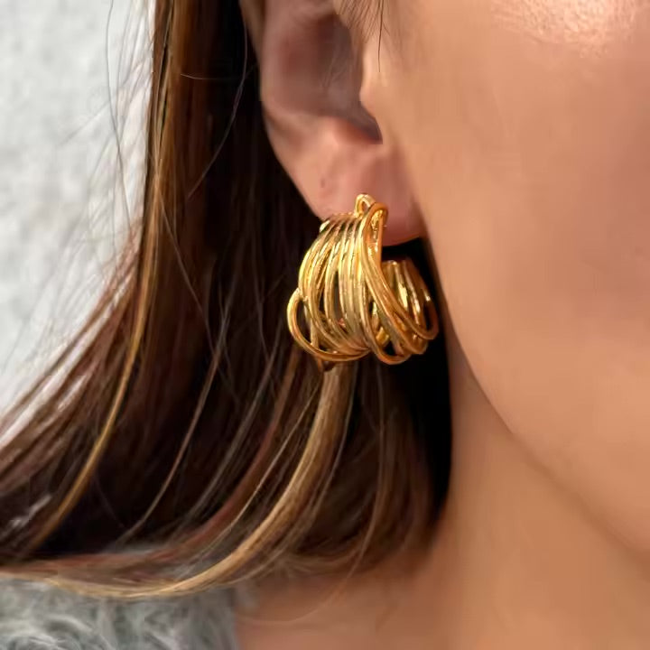 Ballerina’s Whisper Hoops