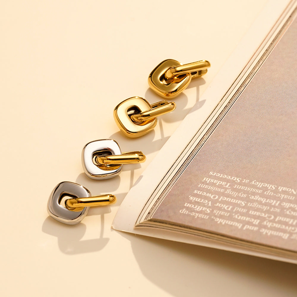 Edge Hoop Earrings