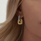 Edge Hoop Earrings