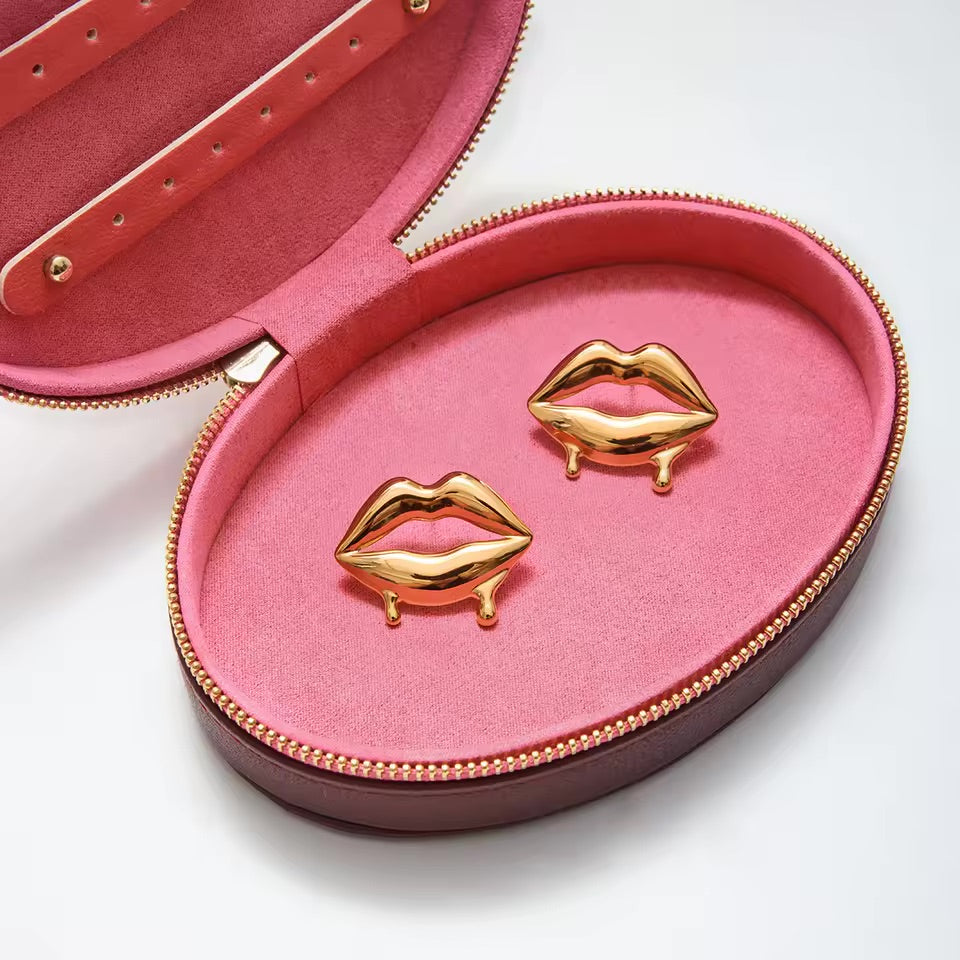 Melted Lips Earrings