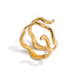 Golden Ripple Ring
