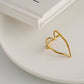 Big Linellae Heart Ring