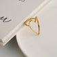 Big Linellae Heart Ring